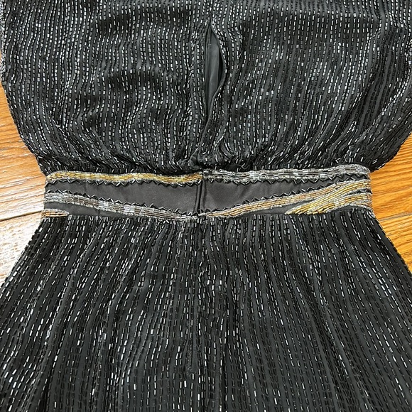 Bob Mackie Boutique black/gold beaded cocktail/evening dress. Size 6. - Picture 14 of 15